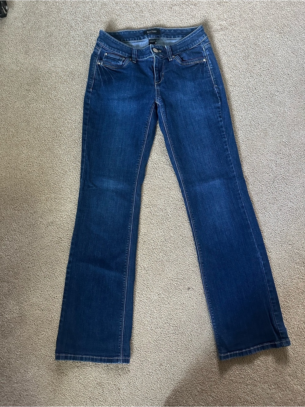 White House Black Market Dark Blue Women's Bootcut Jeans